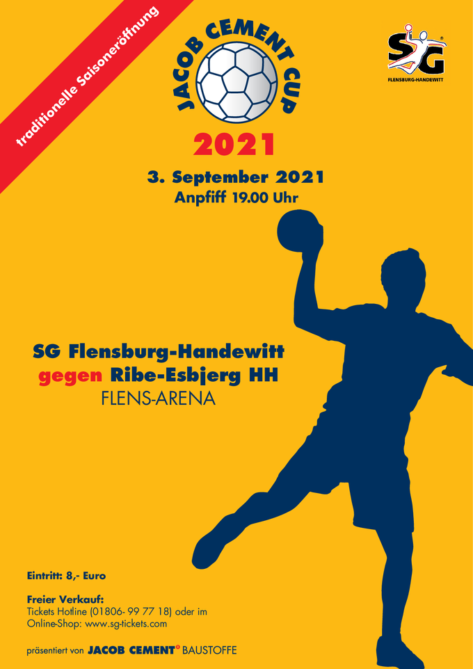 PLAKAT JACOB CEMENT CUP 2021 JACOB CEMENT CUP 2021 in Flensburg