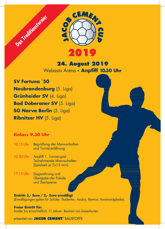 JACOB CEMENT CUP 2019 in Neubrandenburg